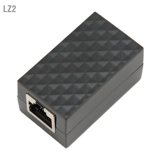 LZ2 อีเทอร์เน็ตป้องกันไฟกระชาก RJ45 หญิง POE Gigabit LAN Network CAT5 CAT6 Plug and Play Thunder Arrester