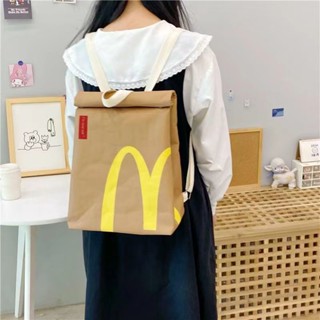 กระเป๋าเป้สะพายหลัง McDonalds สไตล์ใหม่ สําหรับนักเรียน 2023