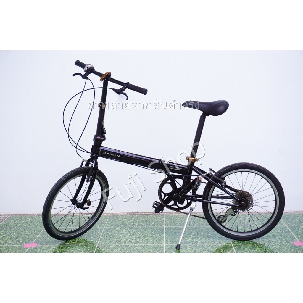 จักรยานพับได้ญี่ปุ่น - ล้อ 20 นิ้ว - มีเกียร์ - โครโมลี่ - Dahon Speed P8 - สีดำ [จักรยานมือสอง]