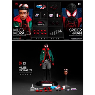 พร้อมส่ง ของเล่นโมเดล YOUNGRICH TOYS SP002 Miles Morales Spider Man Into the Spider Verse 1/6 สําหรับเด็ก