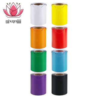 ม้วนขอบกระสุนหอยเชลล์ 8 สี สําหรับตกแต่งห้องเรียน 8 ม้วน