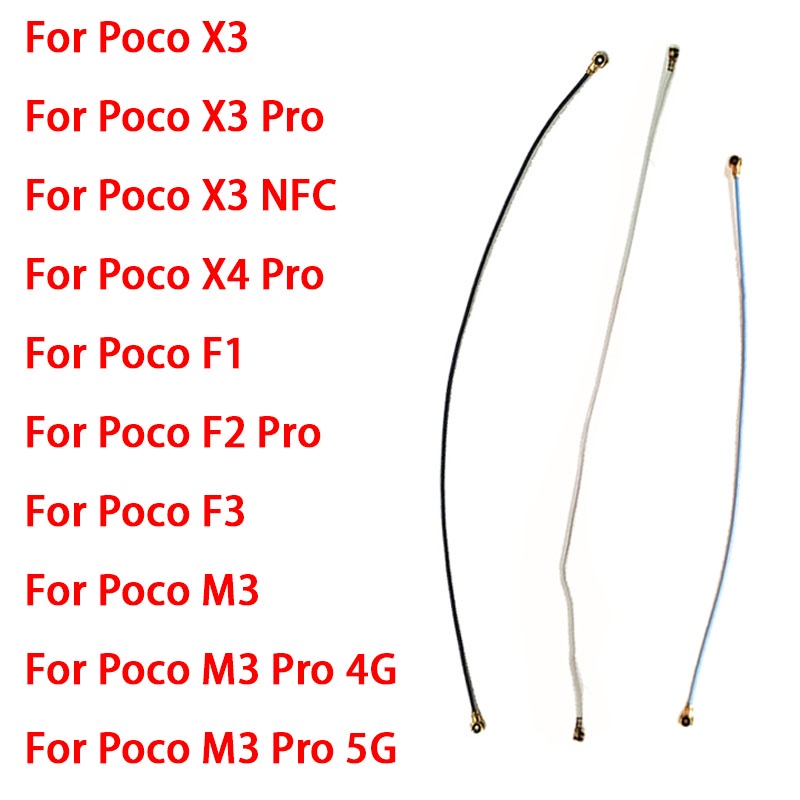 อะไหล่ซ่อมแซมเสาอากาศสัญญาณ Wifi สายเคเบิ้ลอ่อน สําหรับ Xiaomi Poco X3 NFC Poco M3 Poco F2 Pro Poco F3 Pocophone F1
