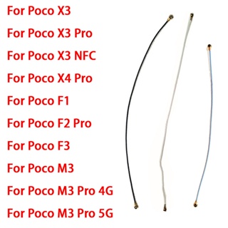  อะไหล่ซ่อมแซมเสาอากาศสัญญาณ Wifi สายเคเบิ้ลอ่อน สําหรับ Xiaomi Poco X3 NFC Poco M3 Poco F2 Pro Poco F3 Pocophone F1