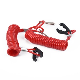 ⚡READYSTOCK⚡Boat Safety Ropes Spring hook For Mercury Yamaha Honda Key Lanyard Kill Switches