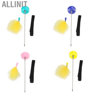 Allinit Interactive Feather Collar Toy Teaser Bell Pet Play Toys Supply HOT