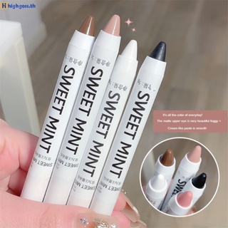 Sweet Mint Flash Eye Shadow Stick Waterproof Non-fading Multi-use Head Brightening Pearlescent Sleeper Pen highgoss.th