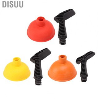 Disuu Small Toilet Plunger  Slip Proof Handle Mini Drain Ergonomic Design Powerful for Bathroom Sink