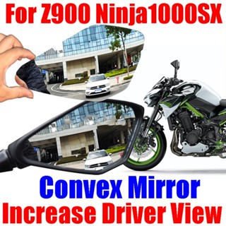 กระจกมองหลัง แบบนูน อุปกรณ์เสริม สําหรับ KAWASAKI Z900 Z 900 NINJA 1000SX 1000 SX