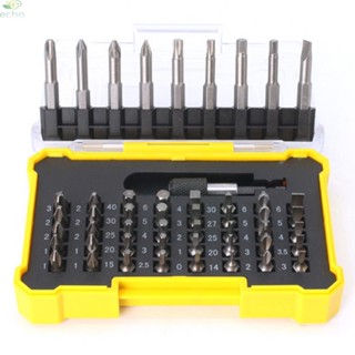 Torx ชุดดอกไขควง แบบแบน และไขว้ 50 ชิ้น พร้อมดอกสว่านเหล็กโครเมี่ยมวาเนเดียม