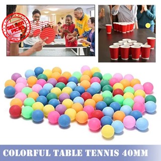 ลูกปิงปอง ขนาด 40 มม. สีสันสดใส สําหรับเล่นเกม A0C3