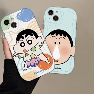 เคสโทรศัพท์มือถือ ลายการ์ตูนชินจัง สําหรับ Iphone 14 11 12 13promax Apple