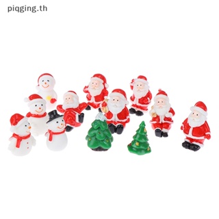 Piqging ตุ๊กตาหิมะ ซานตาคลอส ขนาดเล็ก สําหรับตกแต่งต้นคริสต์มาส DIY