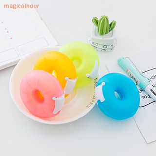 Magicalhour^^ เครื่องจ่ายเทป ลายการ์ตูนโดนัท แบบพกพา มองไม่เห็น 1 ชิ้น