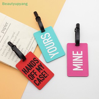 [Beautyupyang] ป้ายแท็ก ID ที่อยู่ กระเป๋าเดินทาง น่ารัก แบบพกพา อุปกรณ์เสริม 1 ชิ้น