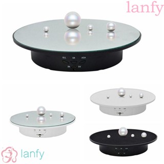 Lanfy แท่นวางแบตเตอรี่ หมุนได้ 360 องศา ความเร็ว 3 ระดับ ชาร์จ USB สําหรับถ่ายภาพ