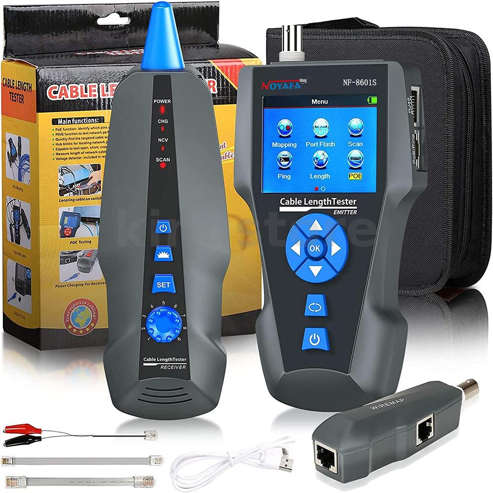 Noyafa NF-8601W/NF-8601S/NF-8601 เครื่องทดสอบสายเคเบิลเครือข่าย RJ45 CAT6 อเนกประสงค์