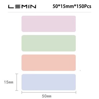 Lemin L1S เทปฉลาก กันน้ํามัน กันน้ํา แบบเปลี่ยน สําหรับเครื่องพิมพ์ฉลาก สํานักงาน