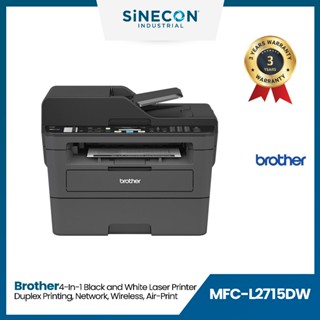 Brother Printer บราเดอร์ MFC-L2715DW เครื่องพิมพ์เลเซอร์ ขาว-ดำ มัลติฟังก์ชัน