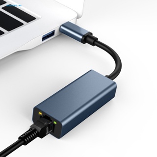 Shchuani อะแดปเตอร์อีเธอร์เน็ต USB C Type-C เป็น RJ45 ความเร็วสูง สําหรับ Windows Mac OS Android