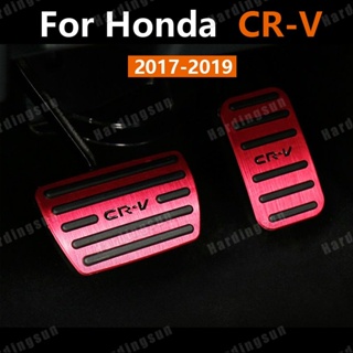 แผ่นเหยียบเบรก คันเร่ง อลูมิเนียม กันลื่น อุปกรณ์เสริม สําหรับ Honda CRV CR-V 2017 2018 2019