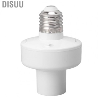 Disuu Control Lamp Holder  ABS 85-265V Voice Smart Light Bulb Socket Timer Setting for Home