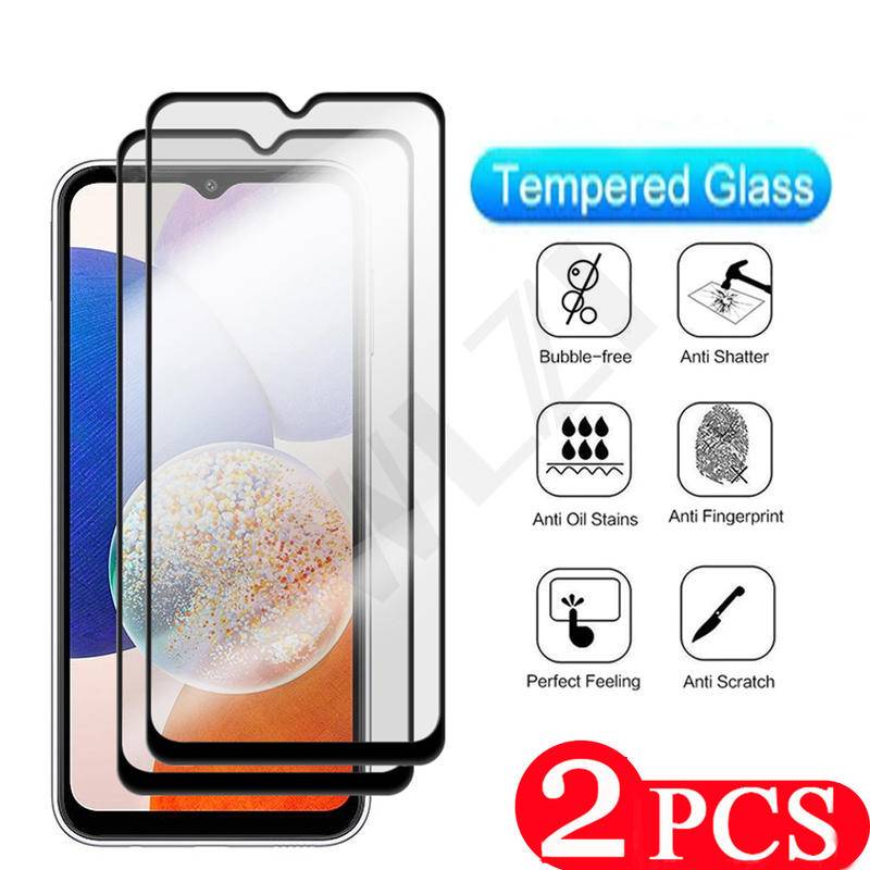 กระจกนิรภัย แบบเต็มจอ สําหรับ Samsung Galaxy S23 S22 S21 Plus S21 S20 FE Quantum 2 Note10 S10 Lite N