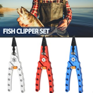 Outdoor Fishing Pliers Fish Lip Gripper Kit Fly Fishing Clamp Tools Set