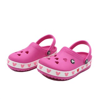 รองเท้าแตะ Crocs ของแท้ ลายมิกกี้เมาส์ สําหรับเด็กผู้ชาย และเด็กผู้หญิง 204994]