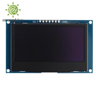 โมดูลหน้าจอ LCD 12864 128x64 OLED IIC I2C SPI 2.42 นิ้ว สําหรับ C51 STM32 SSD1309 (ตัวอักษรสีขาว)