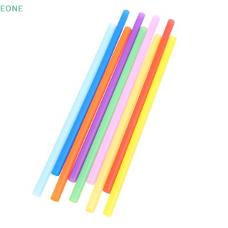 Eone หลอดพลาสติก ทรงตรง ยาวพิเศษ 10*260 มม. 100 ชิ้น