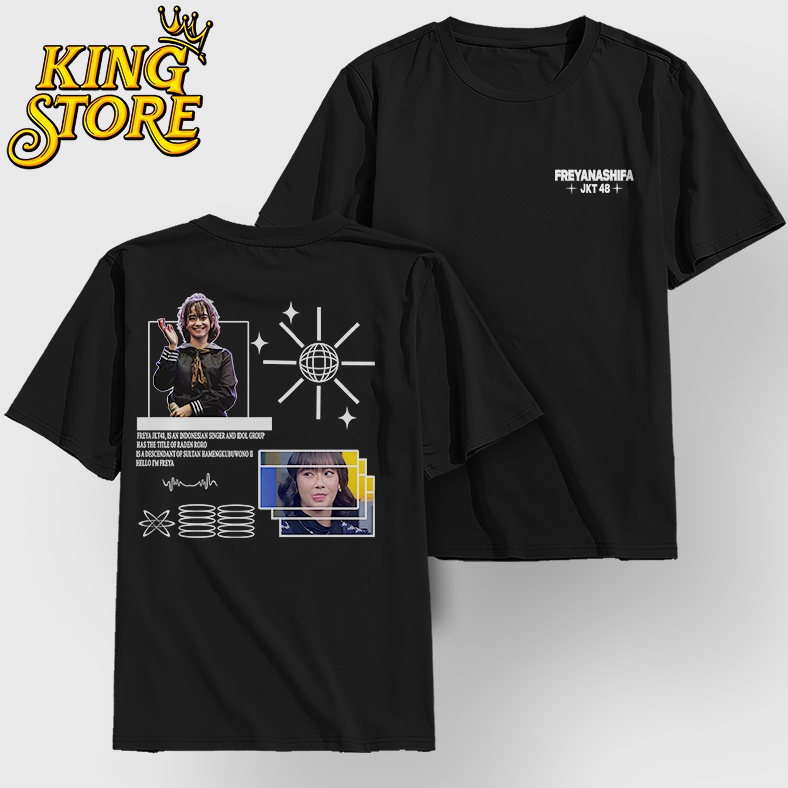 พร้อมส่ง Freya JKT48 NEW ERA FREYANASHIFA เสื้อยืด ลาย MEMBER JKT48 NEW ERA COMBED 30S