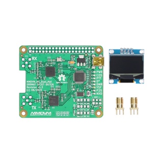 Mmdvm บอร์ดฮอตสปอต Duplex พร้อมจอแสดงผล OLED รองรับโมดูลรีเลย์ DMR P25 D Star รองรับ VHF สําหรับ Raspberry Pi