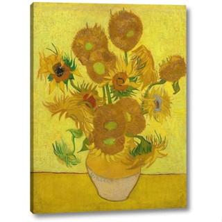 ผ้าใบ พิมพ์ลายดอกทานตะวัน Vincent Van Gogh สําหรับแขวนตกแต่ง