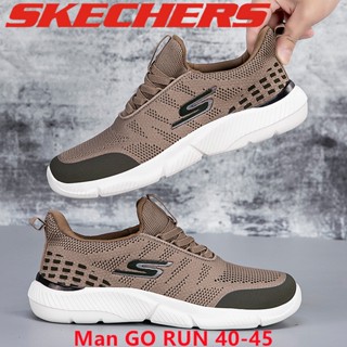 รองเท้าผ้าใบ Skechers_Kasut Sukan Lelaki แบบผูกเชือก น้ําหนักเบา สําหรับผู้ชาย