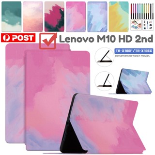 เคสหนัง ฝาพับ ลายการ์ตูน กันกระแทก สําหรับ Lenovo Tab M10 HD (2nd Gen) TB-X306F TB-X306X 10.1 นิ้ว