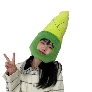 หมวกไม้ไผ่ รูปหัวใจ ผักกาดขาว แครอท มะเขือยาว พริกไทย มันฝรั่ง หวานแหวว น่ารัก เหมาะกับงานปาร์ตี้วันเกิด สําหรับผู้หญิง