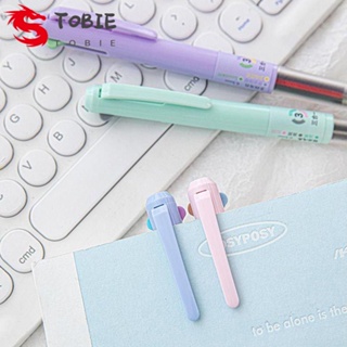 TOBIE ปากกาเจล 3 สี เกาหลี เรียบง่าย สีสัน สํานักงาน โรงเรียน แห้งเร็ว มัลติฟังก์ชั่น เขียน วาดภาพ ปากกา