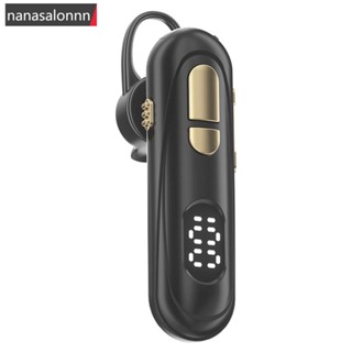 Nanasn| L19 หูฟังบลูทูธ 5.1 ไร้สาย หน้าจอ LED พร้อมตะขอเกี่ยวหู HD กันน้ํา สําหรับเล่นกีฬา L5Z4