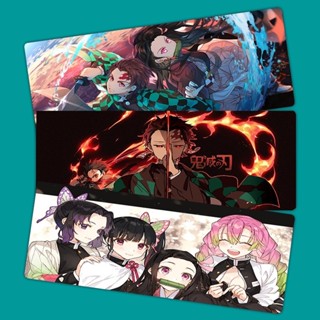 แผ่นรองเมาส์ ขนาดใหญ่ ลายการ์ตูนอนิเมะ Demon Slayer Kimetsu No Yaiba สําหรับคอมพิวเตอร์