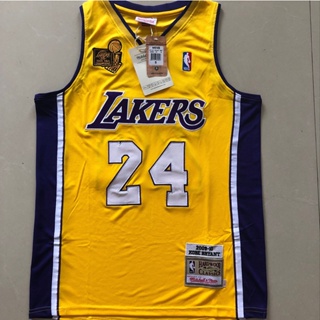 เสื้อกีฬาบาสเก็ตบอล สีเหลือง nba Los Angeles Lakers No.24 Bryant 09-10 902907