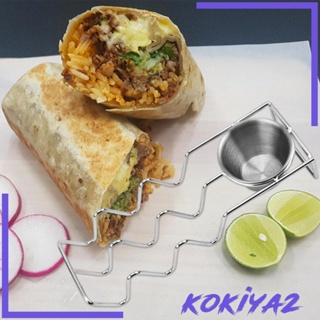 [Kokiya2] ชั้นวางทาโก้ แพนเค้ก เม็กซิกัน แบบม้วน สําหรับบ้าน ร้านอาหาร