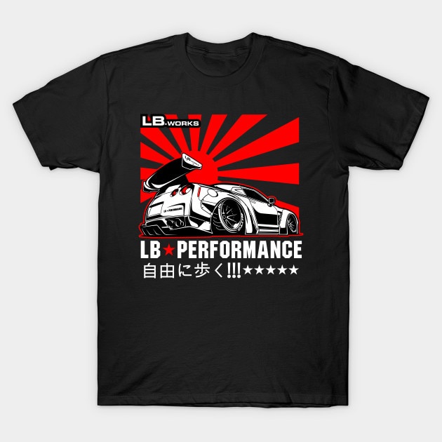 Men t-shirt Nissan GT R R35 Liberty Walk tshirt Women t shirt