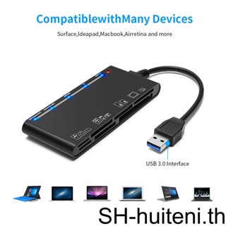 อะแดปเตอร์แปลงการ์ดรีดเดอร์ USB 3 0 ความเร็วสูง แบบพกพา สําหรับคอมพิวเตอร์ตั้งโต๊ะ PC