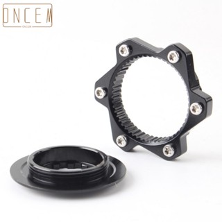 【ONCEMOREAGAIN】Bicycle Disc Adapter Aluminum Alloy Black To 6-hole Disc Rotor 1PC 25g