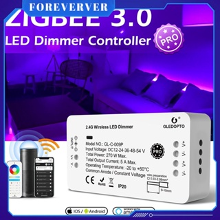 Zigbee 3.0 Smart LED Dimmer Controller Smart Phone APP Control Brightness Adjustable Smart Speaker Voice Control Multi Scenarios Application fore