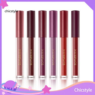 Niceface ลิปสติก ลิปกลอส เนื้อแมตต์กํามะหยี่ กันน้ํา 6 สี