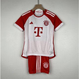 【จัดส่งด่วน】ชุดเสื้อกีฬาแขนสั้น ลายทีมชาติฟุตบอล Bayern Munich ชุดเหย้า สําหรับผู้ชาย