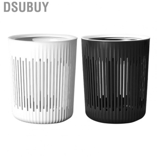 Dsubuy Garbage Storage   Aesthetic Easy Clean Hollow Trash Can High Grade Plastic Pressure Ring Simple Throw for Bedroom