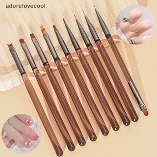 Adth แปรงปากกาอะคริลิค สําหรับเพ้นท์ตกแต่งเล็บ DIY