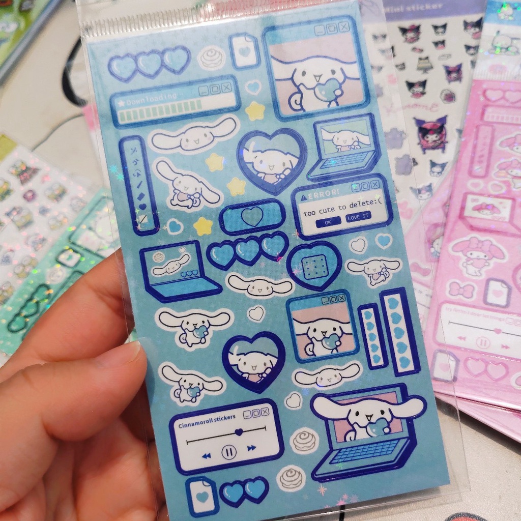 SANRIO สติกเกอร์ ลายการ์ตูนสุนัขแมนดารินน่ารัก สําหรับตกแต่งสมุดทํามือ Diy - รูปที่ 3